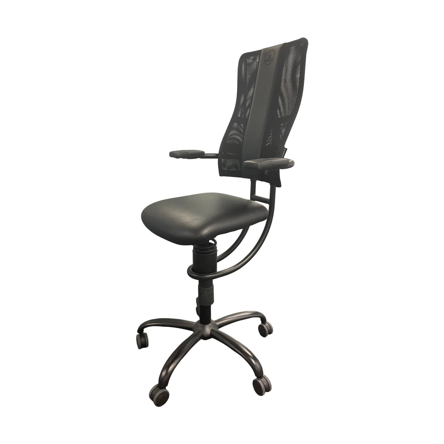 Kontorstol SpinaliS Hacker, svart