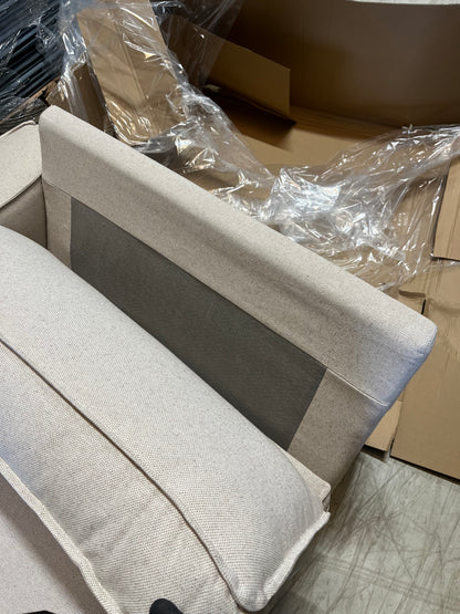 Olivia Sofa sjeselong venstre natur - 315x156x79 cm fra Kid