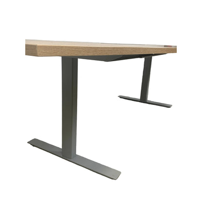 Møtebord i trefarget lys eik, 120x270 cm