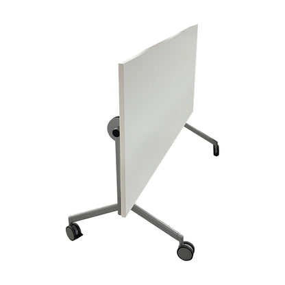 Kinnarps klappbord, hvit laminat, 140x70 cm