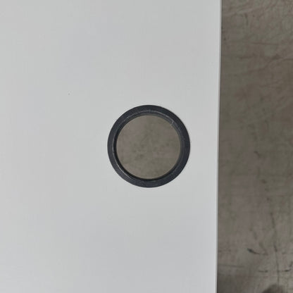 Elektrisk hev/senk skrivebord 140x80 cm, grå laminat, Kinnarps