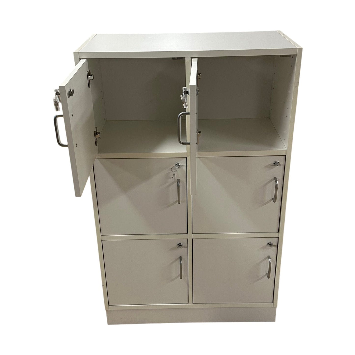 Låsbart skap fra Svenheim, hvit