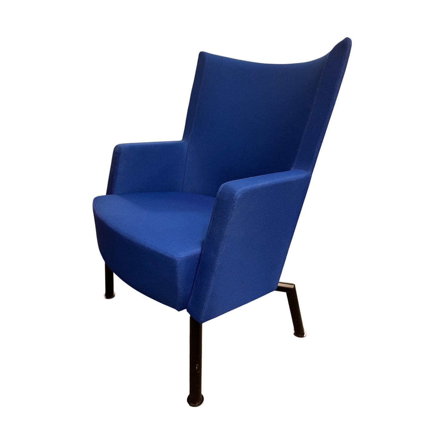 Skandiform lenestol fra Skandiform, blå, høy rygg