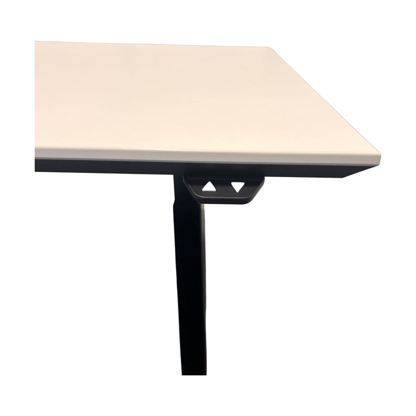 Elektrisk hev/senk skrivebord fra Linak, hvit laminat, 160x80 cm