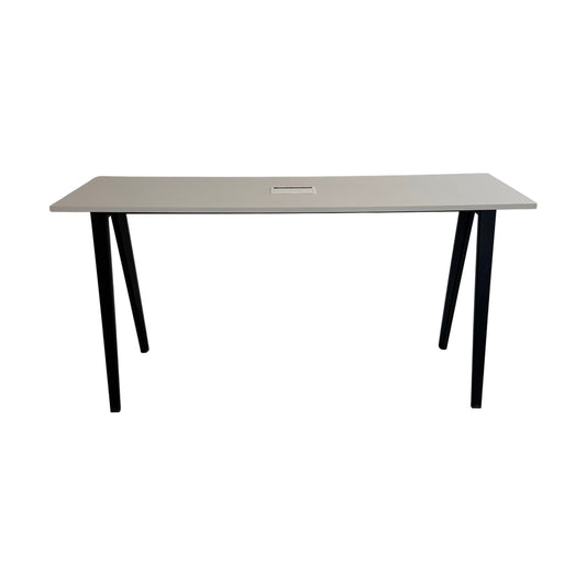 Barbord i hvitt, 200x60cm