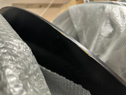 Møtebord fra Materia med el hev/senk, 200Ø i svart