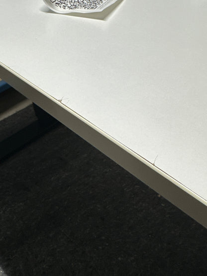 Elektrisk hev/senk skrivebord fra Linak, hvit, 160x80 cm