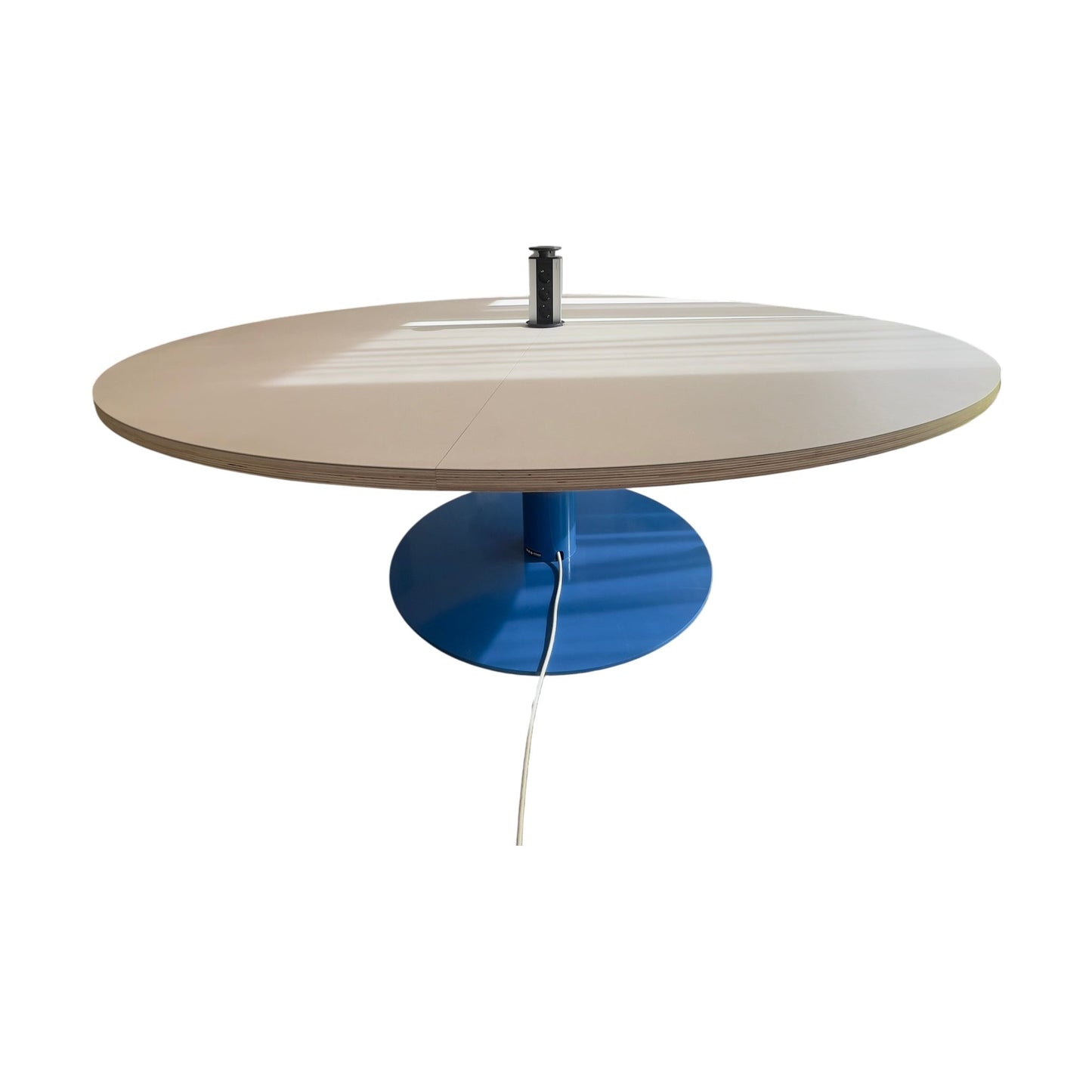 Møtebord i grå laminat, 200Øx72 cm