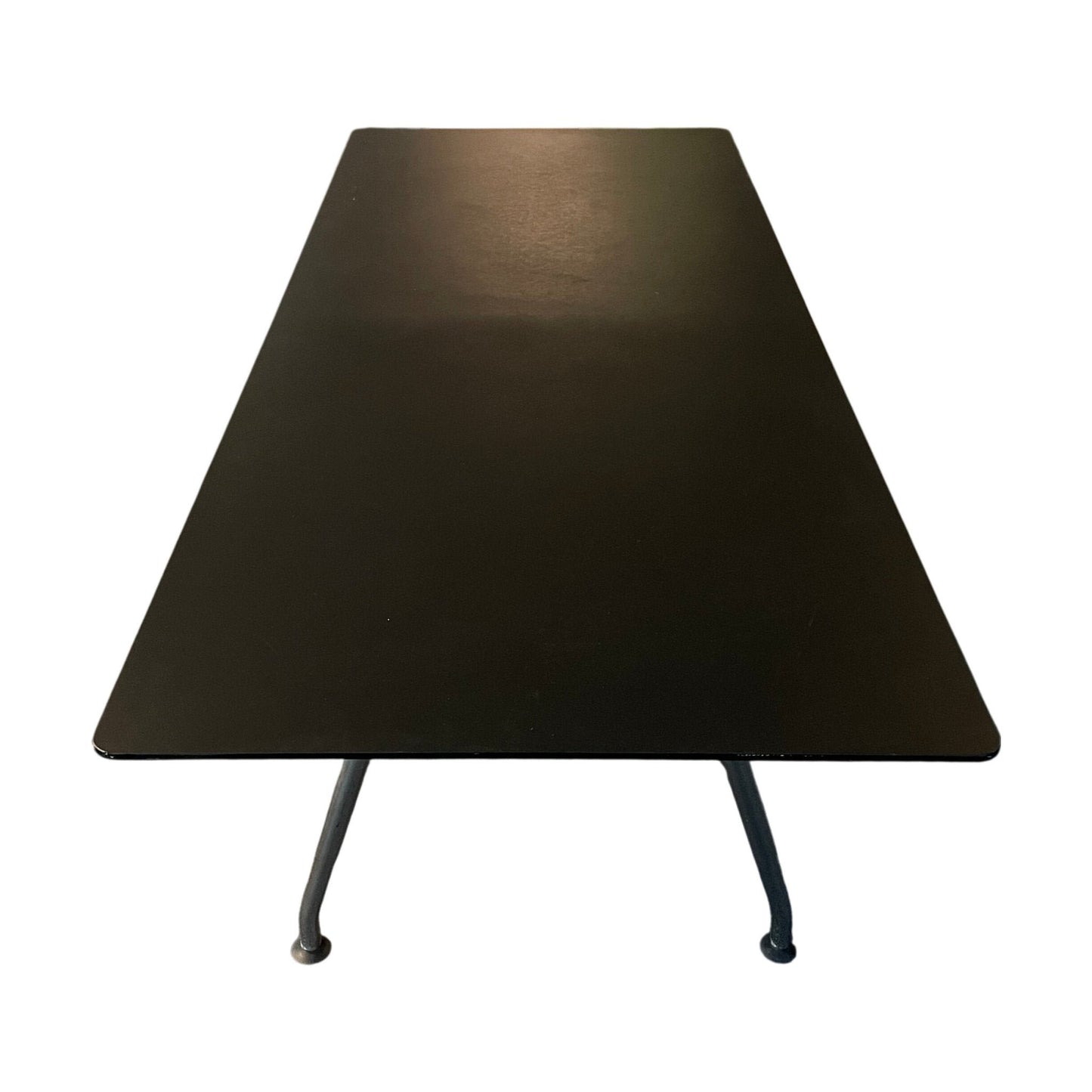 Møtebord fra Horreds, svart plate, 220x90 cm