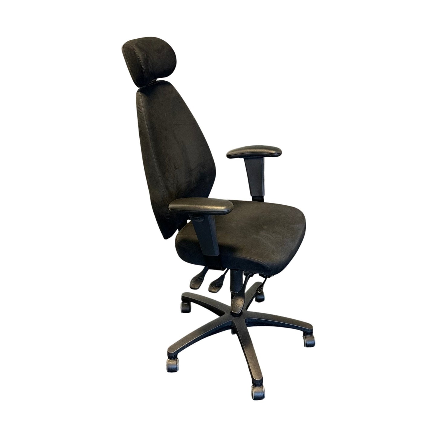 EFG Allegro kontorstol, sort velur