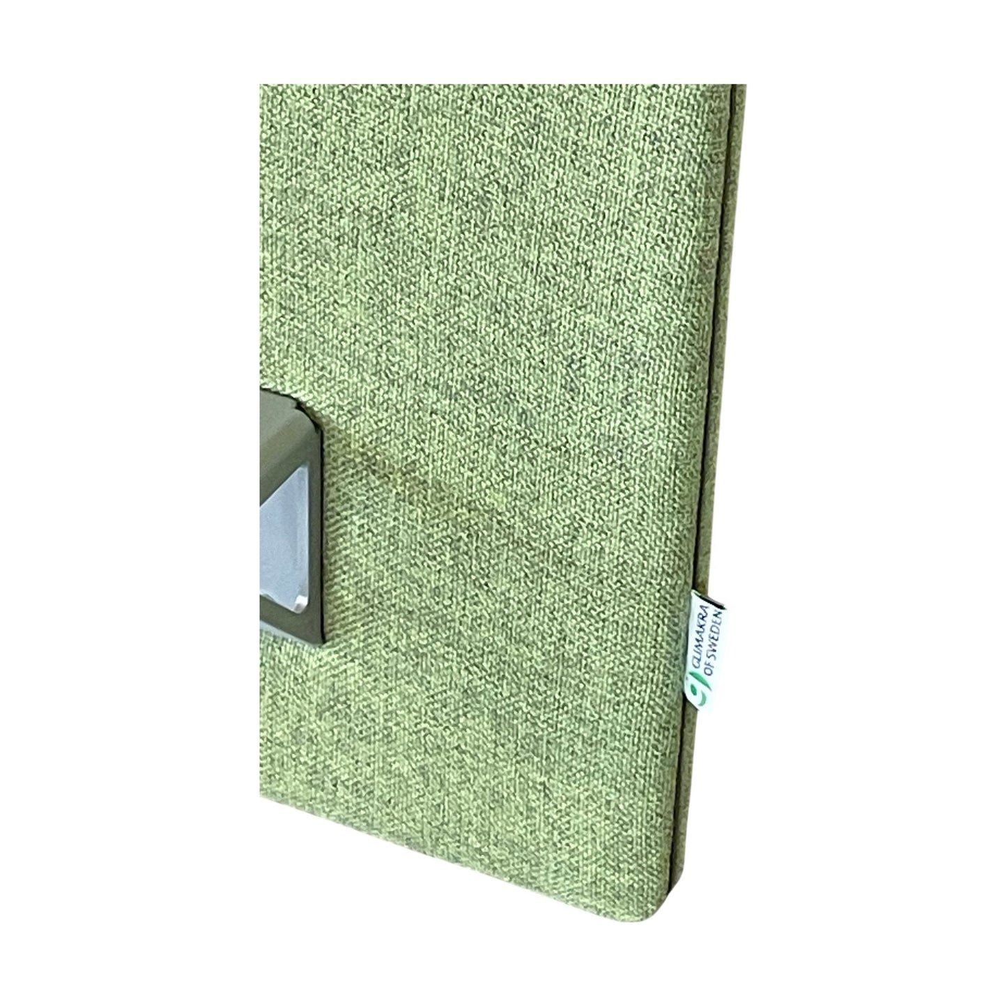 Glimakra bordskjerm, 180x70 cm, tekstiltrukket i grønn
