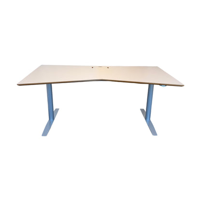 Elektrisk hev/senk skrivebord fra Secundo, grå, 180x90 cm