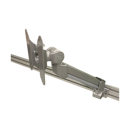 Skjermarm i grå aluminium – 40 cm