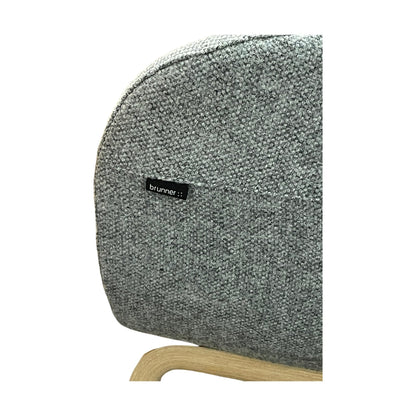 Brunner Crona loungestol, grå