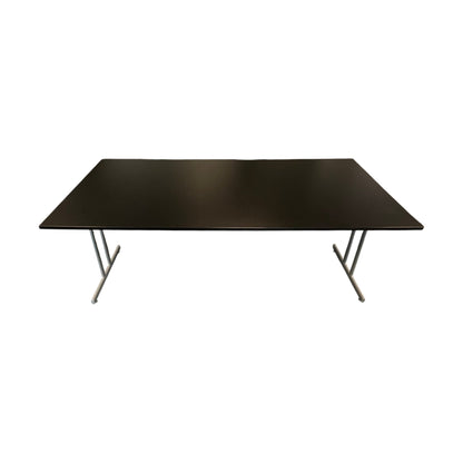 Klappbord ELJ, svart laminat, 180x80 cm