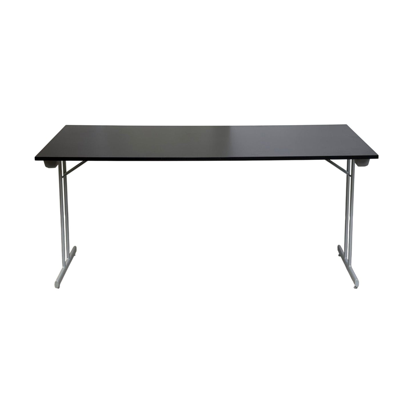 Klappbord ELJ møtebord, svart laminat, 160x80 cm