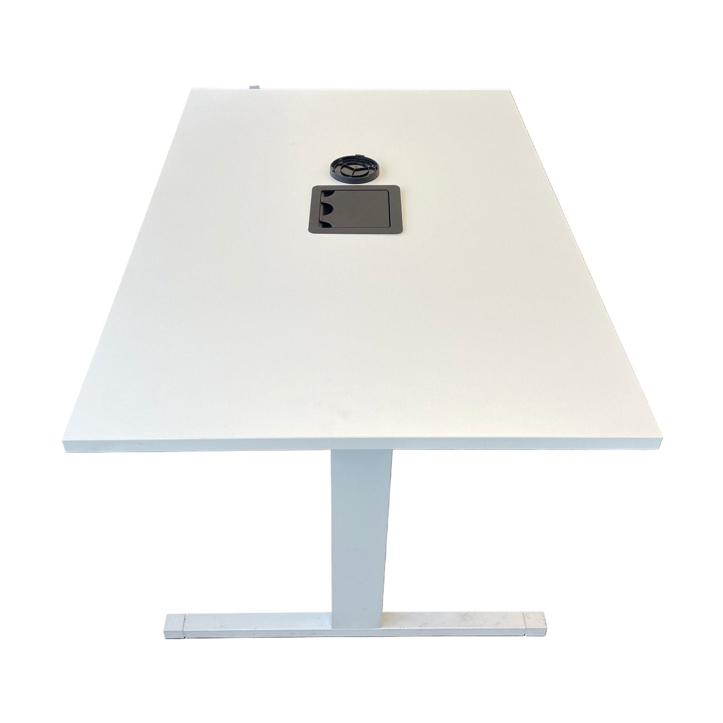 Møtebord fra Techo, hvit laminat, 120x80 cm