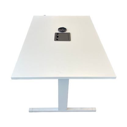 Møtebord fra Techo, hvit laminat, 120x80 cm