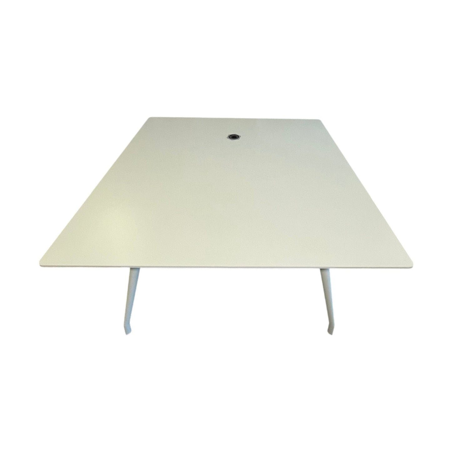 Skandiform Colt møtebord, hvit laminat, 140x140 cm