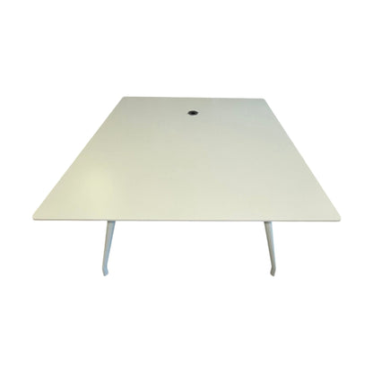 Skandiform Colt møtebord, hvit laminat, 140x140 cm