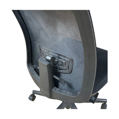 H2210N kontorstol uten armlener, svart