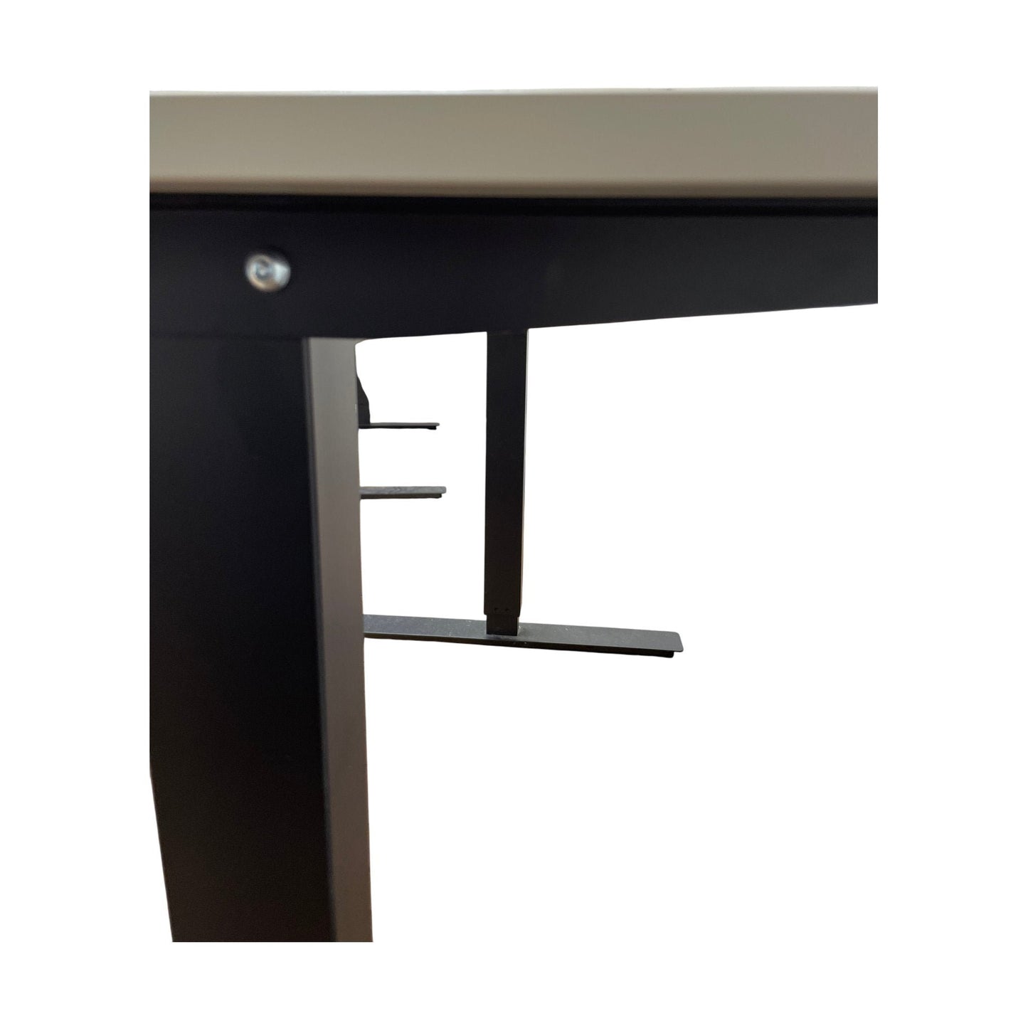 Trotten skrivebord fra IKEA, grå, 120x80 cm