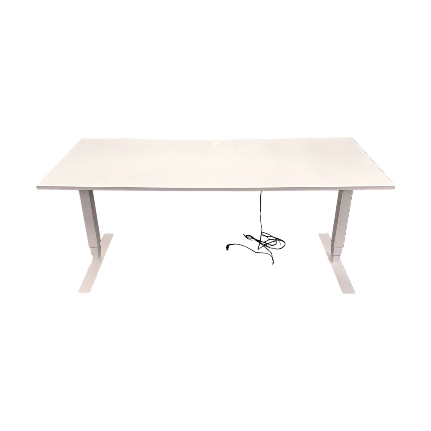 Elektrisk hev/senk skrivebord 180x80 cm, helhvit
