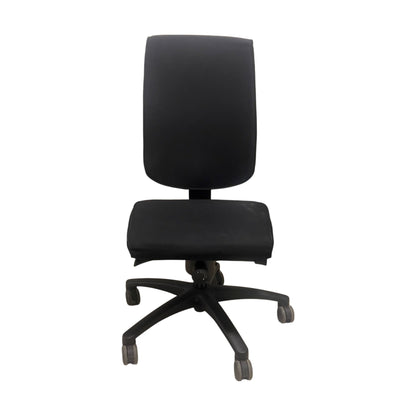 Kontorstol, sort stoff