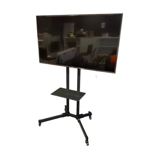 LG 55" 4K UHD LED Smart TV 55UJ630V på stativ m/ hjul