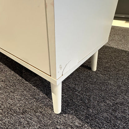 Linz TV-benk fra A-Møbler, hvit