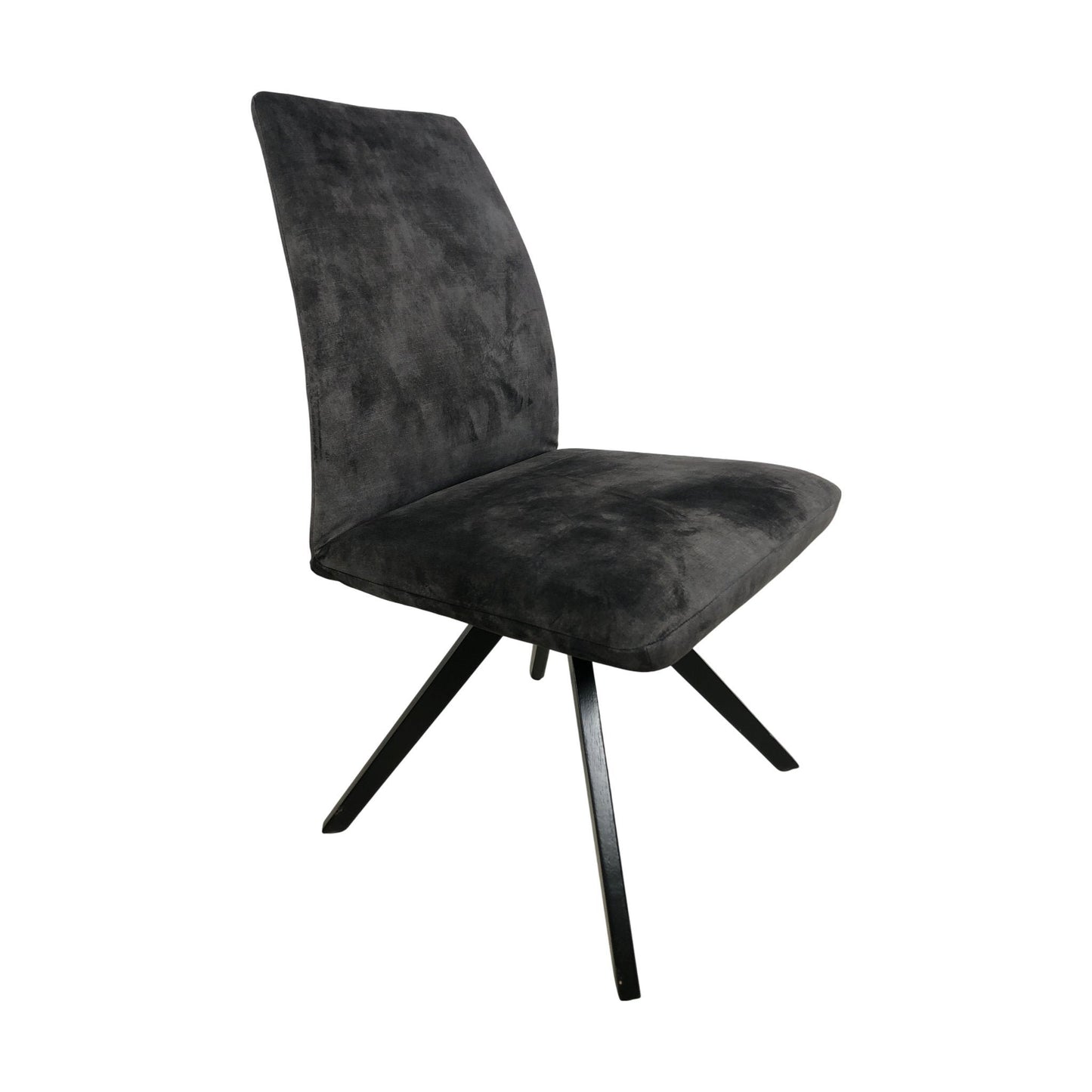 Hjort Knudsen spisestol, velur, grå