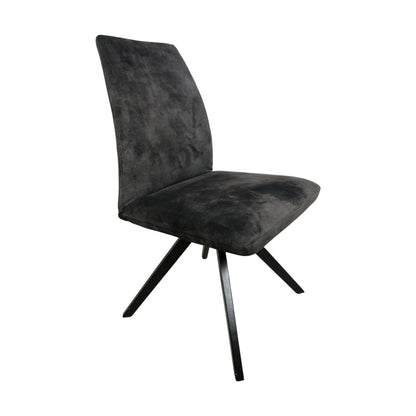 Hjort Knudsen spisestol, velur, grå