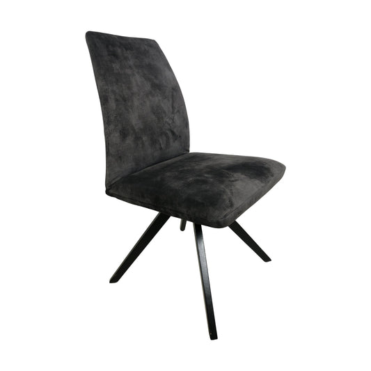 Hjort Knudsen spisestol, velur, grå