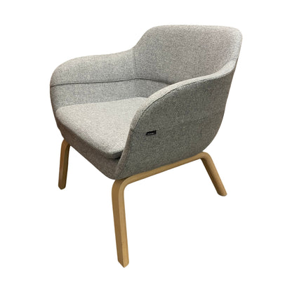 Brunner Crona loungestol, grå