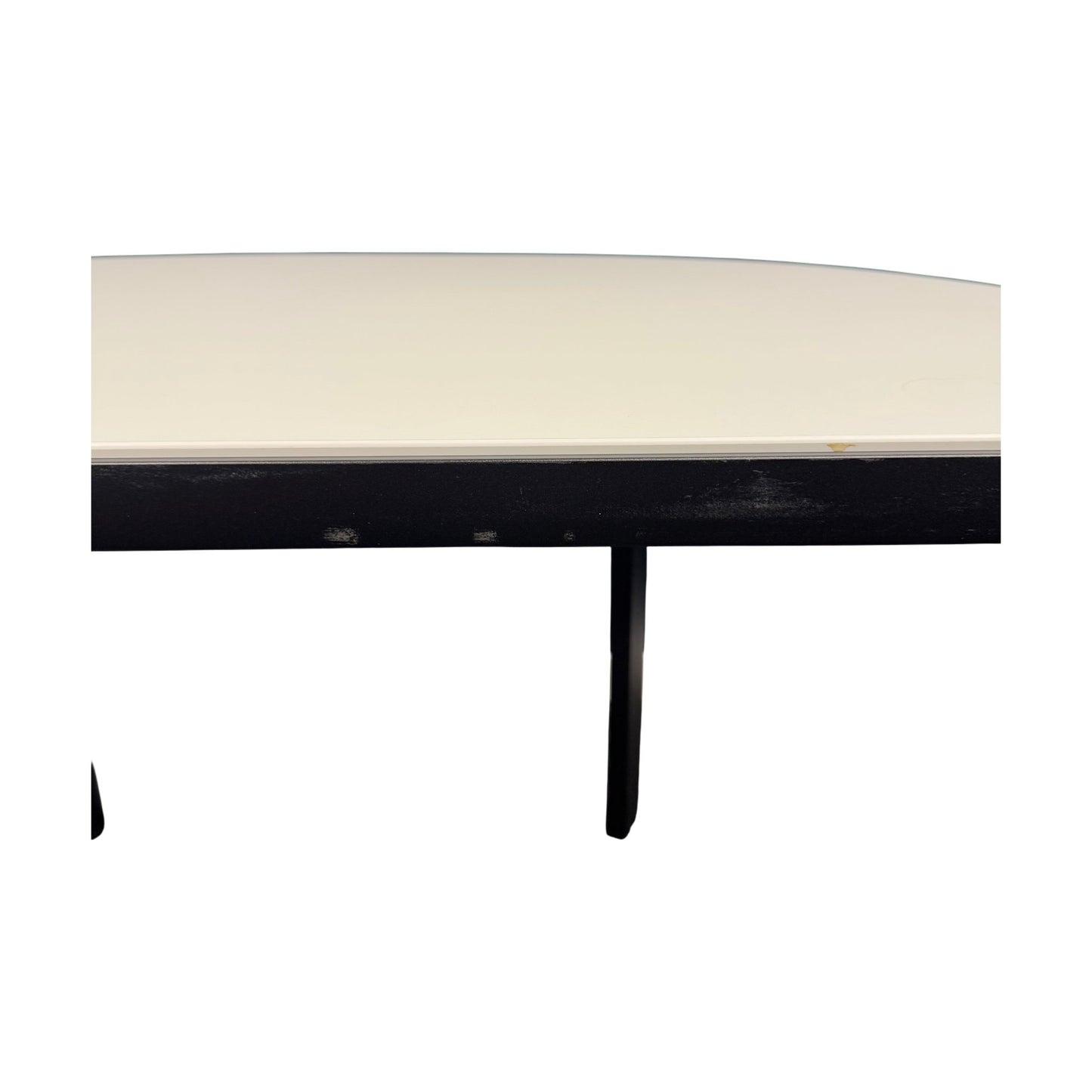 Skrivebord, IKEA Bekant i halvmåne, 140cm