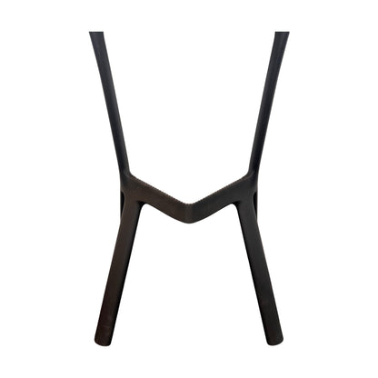 Barstol i sortlakkert stål, 80 cm