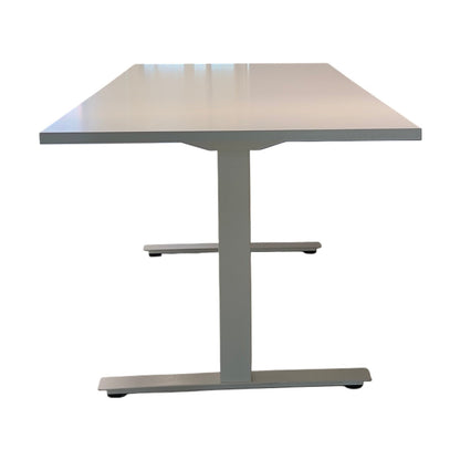 Skrivebord 180x80 cm, helhvit