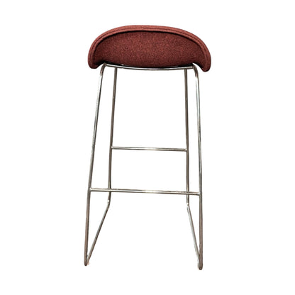 3D barstol fra Gubi, rød, H76 cm