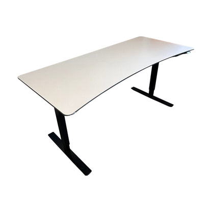 Elektrisk hev/senk skrivebord 180x80 cm, grå