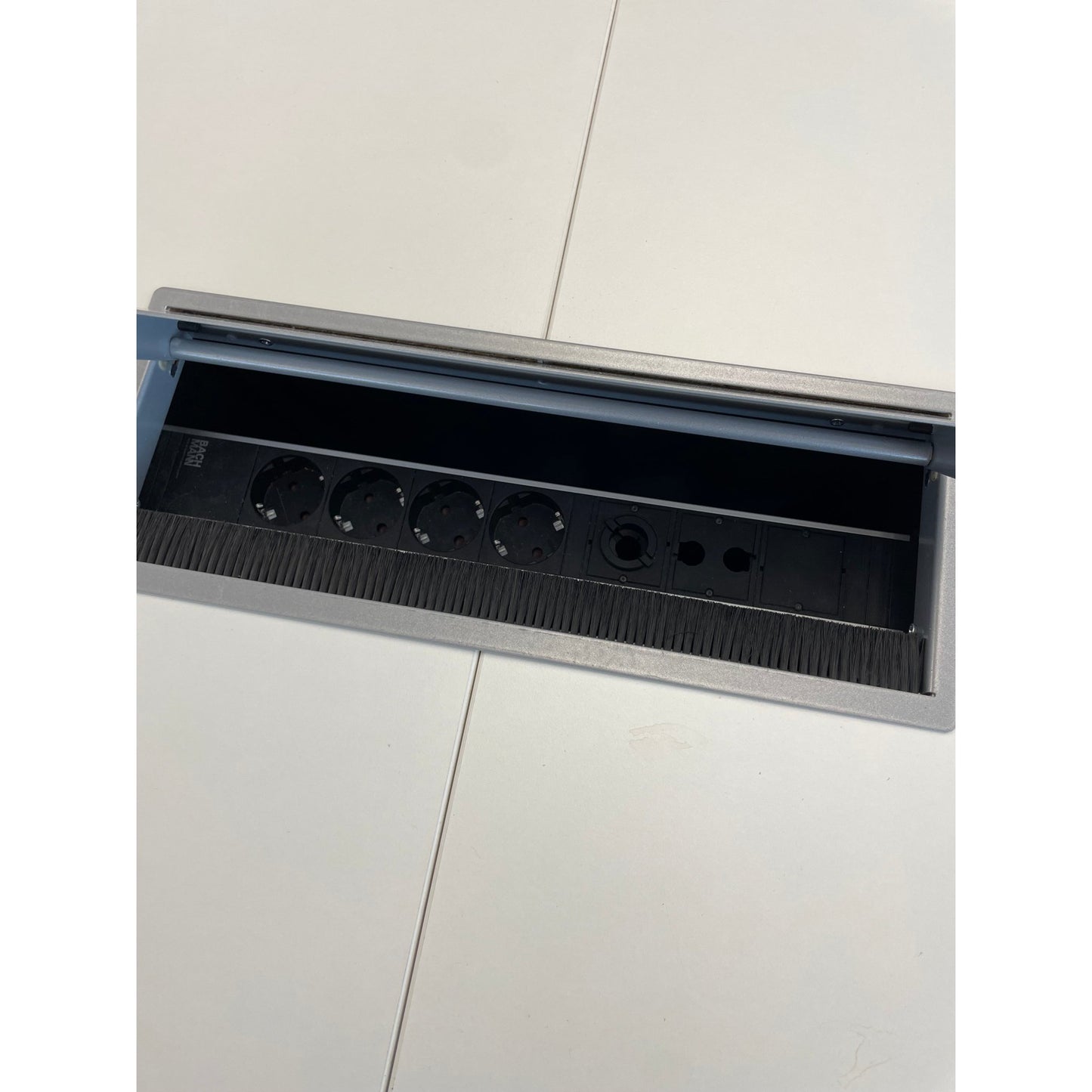 Techo møtebord, hvit laminat, 200x90 cm