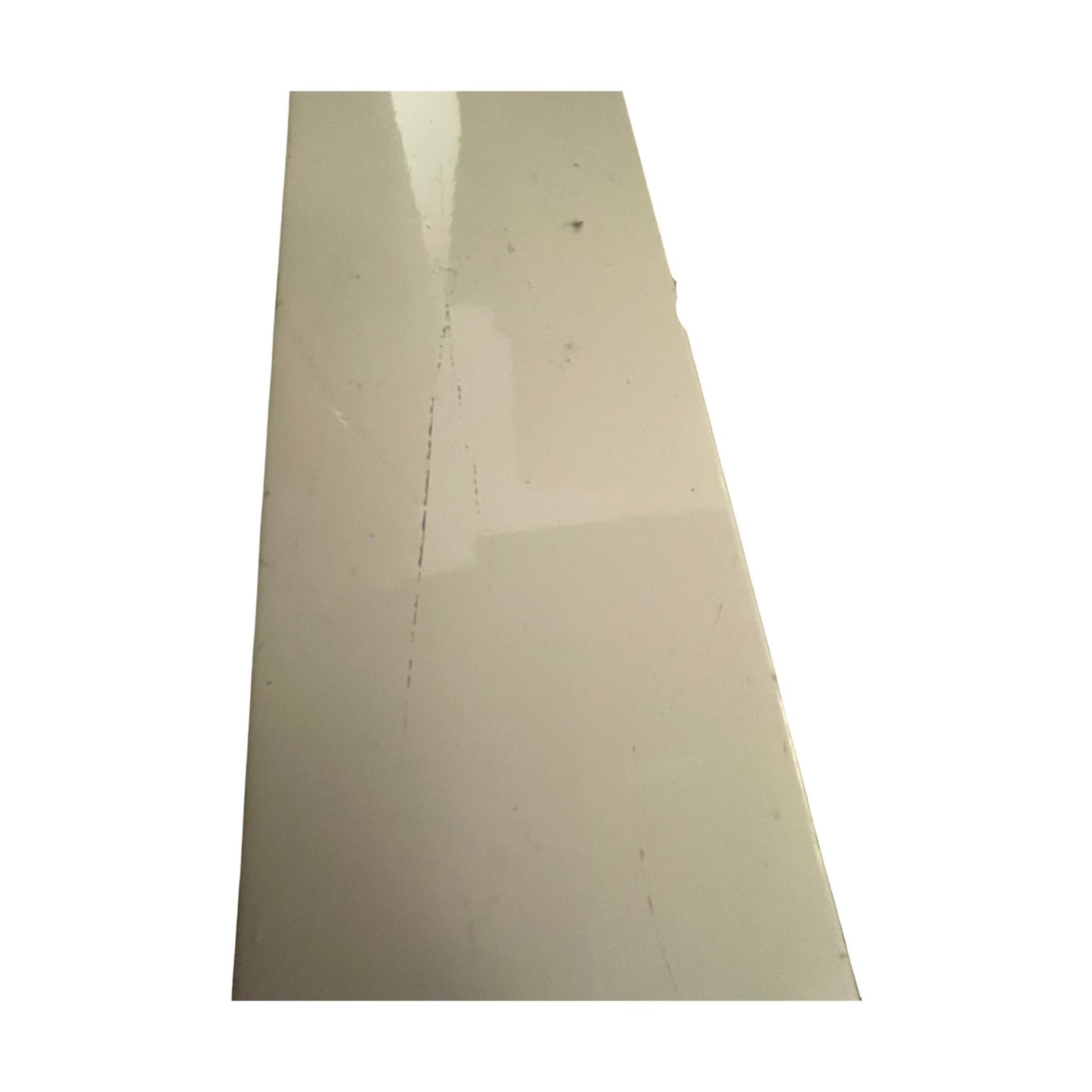 Elektrisk hev/senk skrivebord, hvit laminat, 120x80 cm