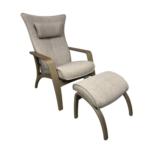 Brunstad Delta Harmony Lenestol med skammel