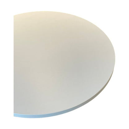 Rundt sidebord, hvit, Ø70 cm