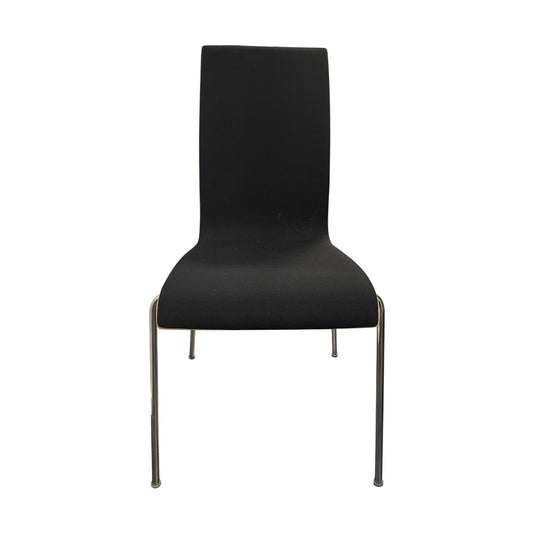 Bella konferansestol fra RBM, svart stoff