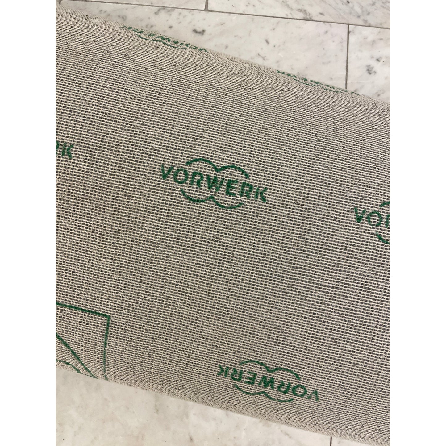 Lounge-teppe i sort fra Vorwerk, 180x180 cm