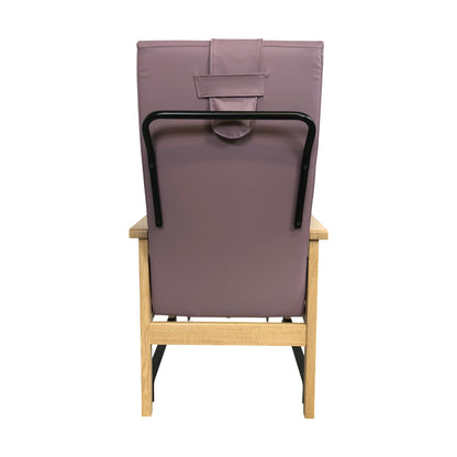 Zeta hvilestol fra VAD, lilla skinn