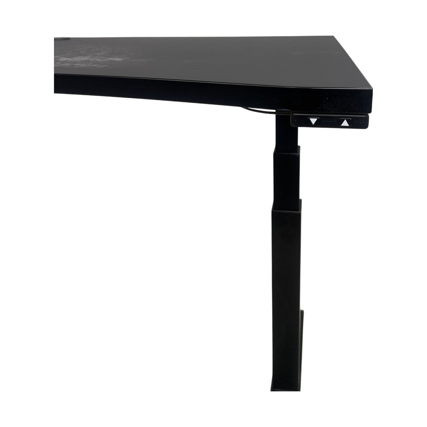 EL hev/senk skrivebord 160x70 cm, svart