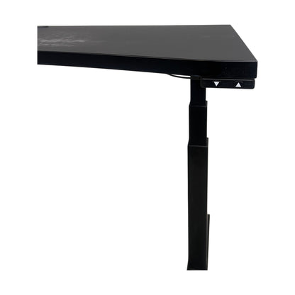 EL hev/senk skrivebord 160x70 cm, svart