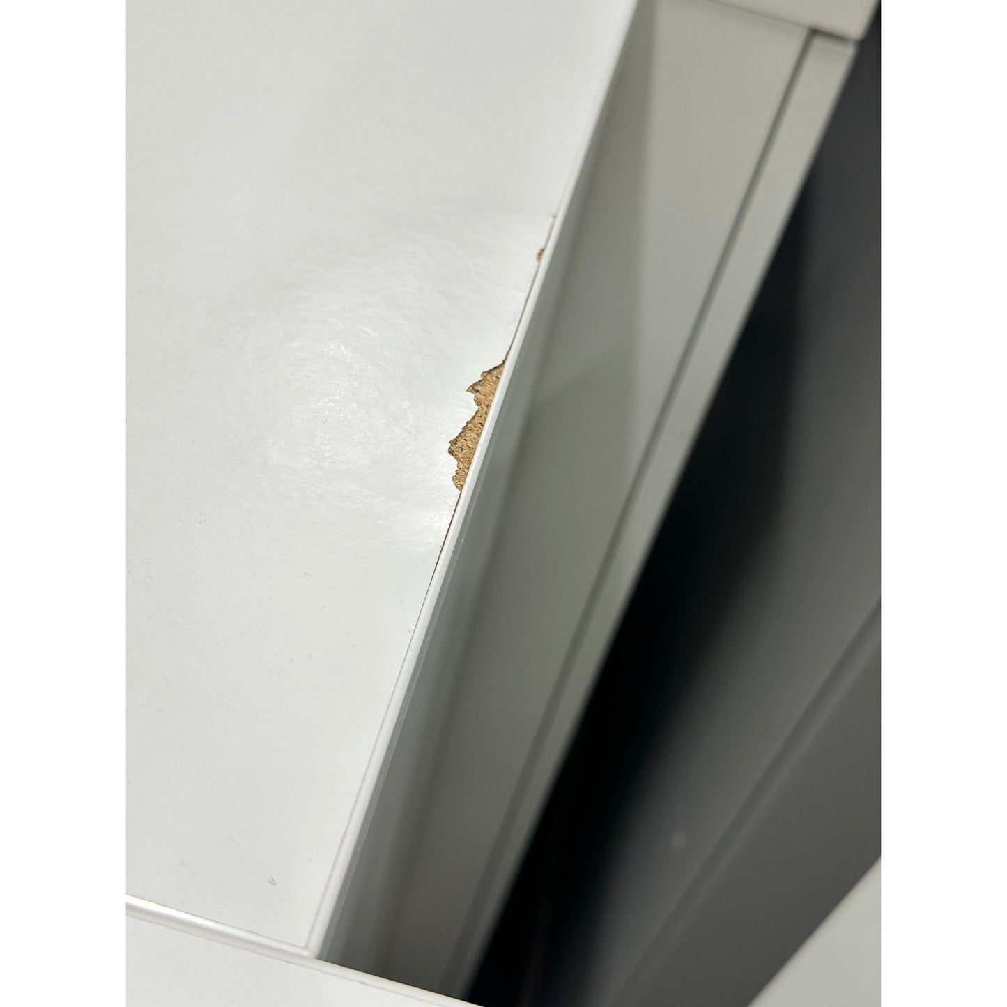 Sideskap QBUS, låsbart, venstre , håndtak, H1250 B400 D800 mm, hvit