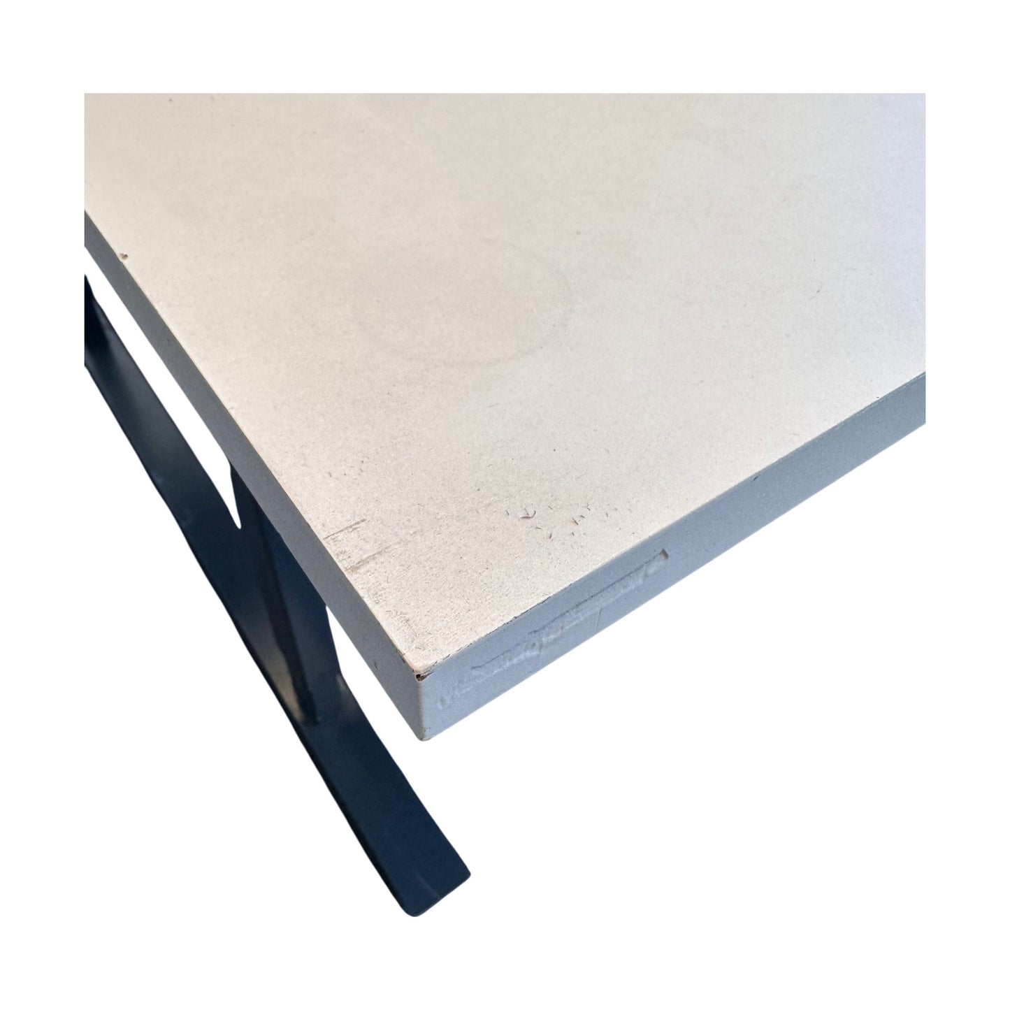 Elektrisk dobbelt hev/senk skrivebord 160x165 cm, beige